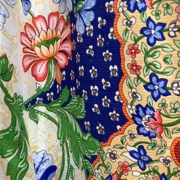 Johnny Was 100% silk top  XXL button front Preowned - Picture 7 of 11